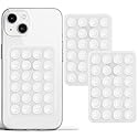 PKYAA Anteel 2 Pack Silicone Suction Phone Case Adhesive Mount, Strong Grip Holder for Selfies and Videos, Hands-Free Sticky Phone Grip for iPhone