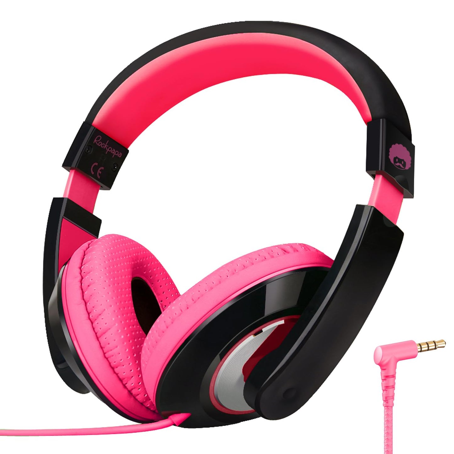 rockpapa Comfort Kids Headphones for School, Lightweight Childrens Boys Girls Teens Over-Ear Headphones Wired 3.5mm for CD DVD Player Tablet Phone…
