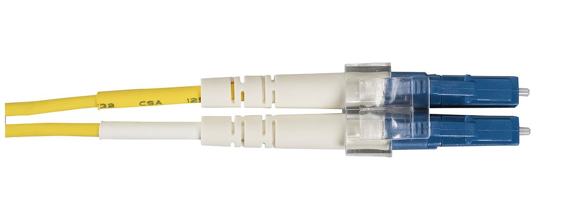 Black Box OS2 9/125 Singlemode Fiber Optic Patch Cable OFNR PVC LC-LC YL 3M