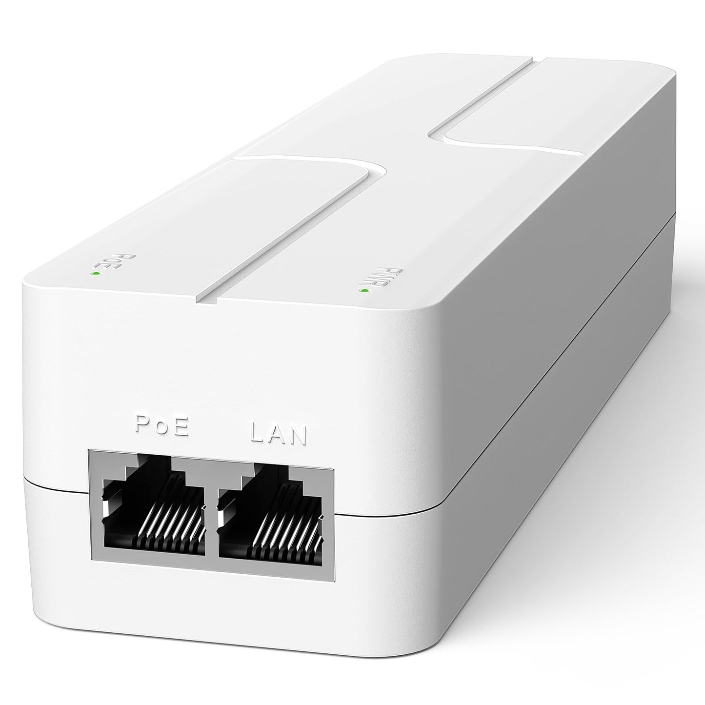 YuanLey 2.5G PoE Injector 90W, PoE+ Injector Converts Non-PoE to PoE+, 55V IEEE 802.3at/af/bt, 10/100/1000/2500Mbps Ethernet PoE Adapter Plug & Play