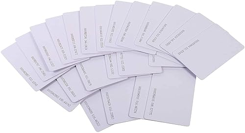 UHPPOTE Contactless 125kHz RFID Proximity Smart Card 0.8mm Thick for Access Control System & Time Attandance (Read only, 100 Pack)
