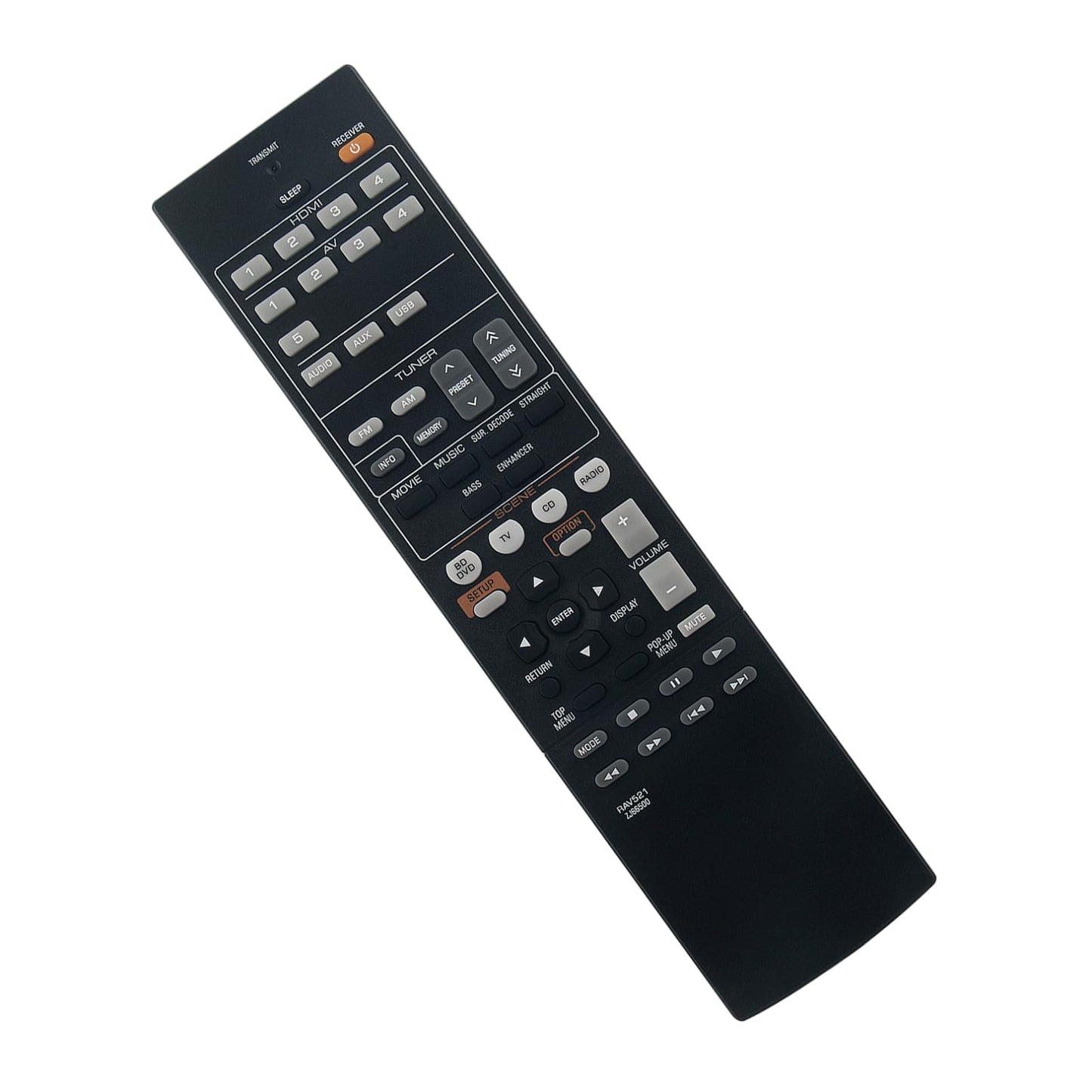 New RAV521-ZJ66500 Replace Remote Control Compatible with Yamaha AV Receiver RX-V377 HTR3067