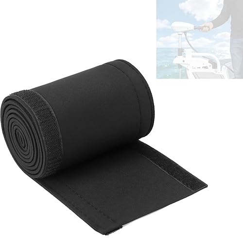 Trolling Motor Cable Sleeve, 60" Made of Black Neoprene Trolling Motor Sleeve, Great for Cover Cables and Extension Cords and Outboard Motor Sleeve