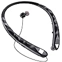 Finpola Bluetooth Neckband Headphones, Retractable Headphone Bluetooth 5.3 & IPX5 Waterproof, Neckband Headphones Vibration Call Alerts with 16H Talk…