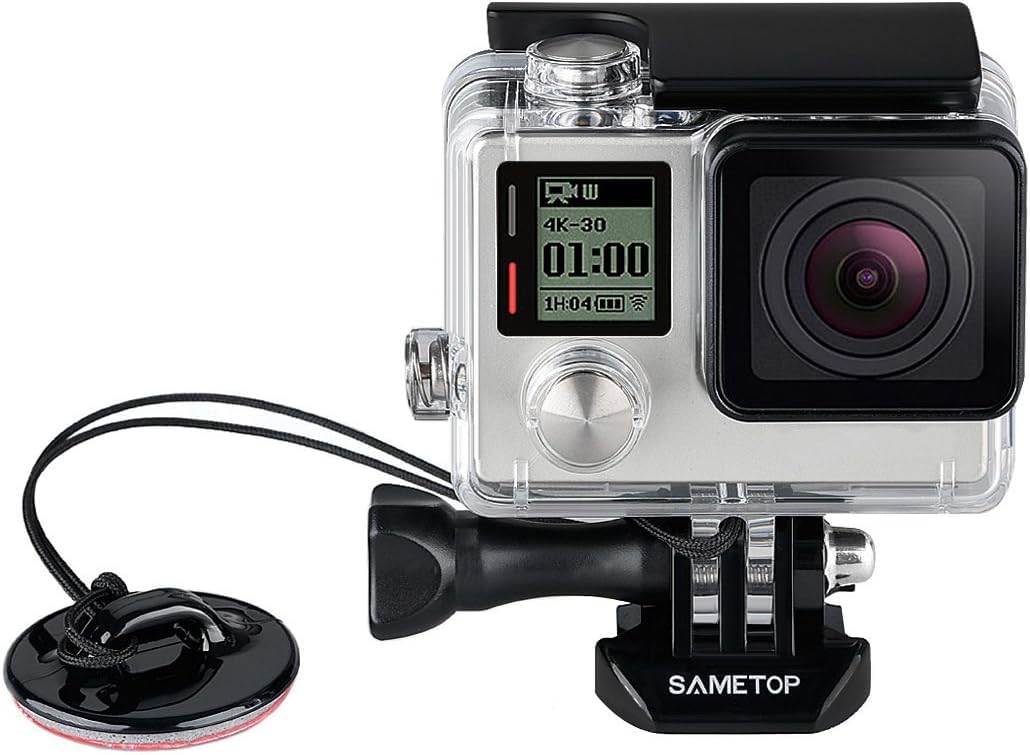 Sametop Adhesive Camera Tethers Safety Leash Compatible with Gopro Hero 13, 12, 11, 10, 9, 8, 7, 6, 5, 4, Session, 3+, 3, 2, 1, Hero (2018), Fusion