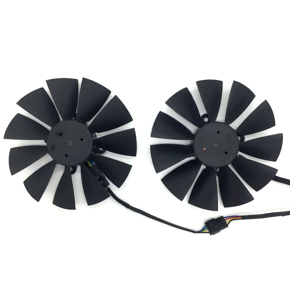 2 Pcs/lot 94mm DC 12V 0.5A Video Card Dual Fan for ASUS STRIX R9 380/370X GTX980/970 T129215SU FD10015H12S Graphics Card Fan