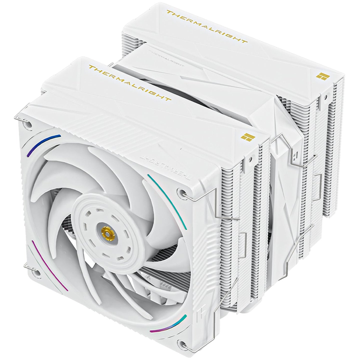 Thermalright Royal Pretor 130 Ultra White CPU Air Cooler, PC Double Towers Cooler,High Performance 7 Heat Pipes CPU Cooling, White Brushed Top