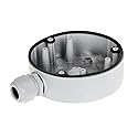DS-1280ZJ-DM21 CB140PT Conduit Base, Junction Box Compatibale with Dome Cameras, White, Pack of 1