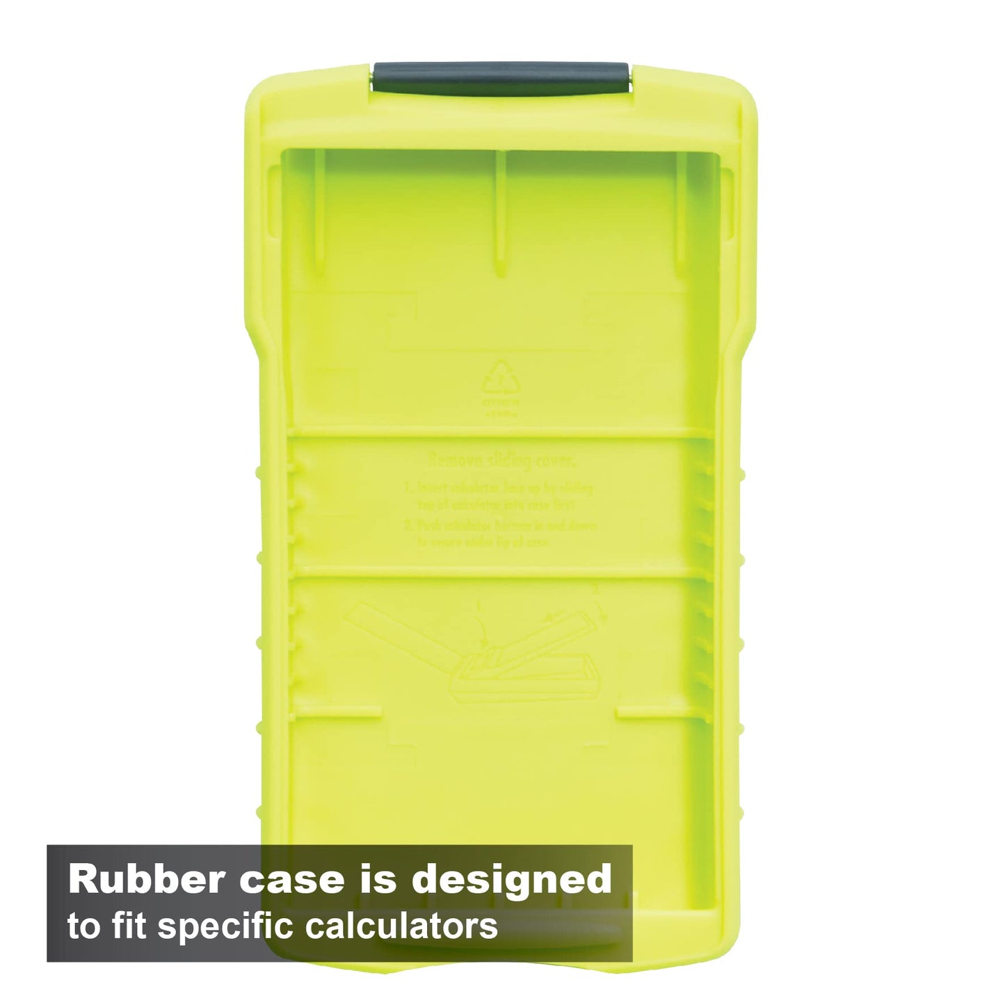 Calculated Industries 5032-5 Armadillo Gear Hard Protective Calculator Case in Lime Green