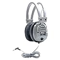 HamiltonBuhl SC‑7V Schoolmate Deluxe Stereo Headphones 10‑Pack - Over‑Ear Design, On‑Earcup Volume Control, Chew‑Resistant Dura‑Cord, Replaceable…