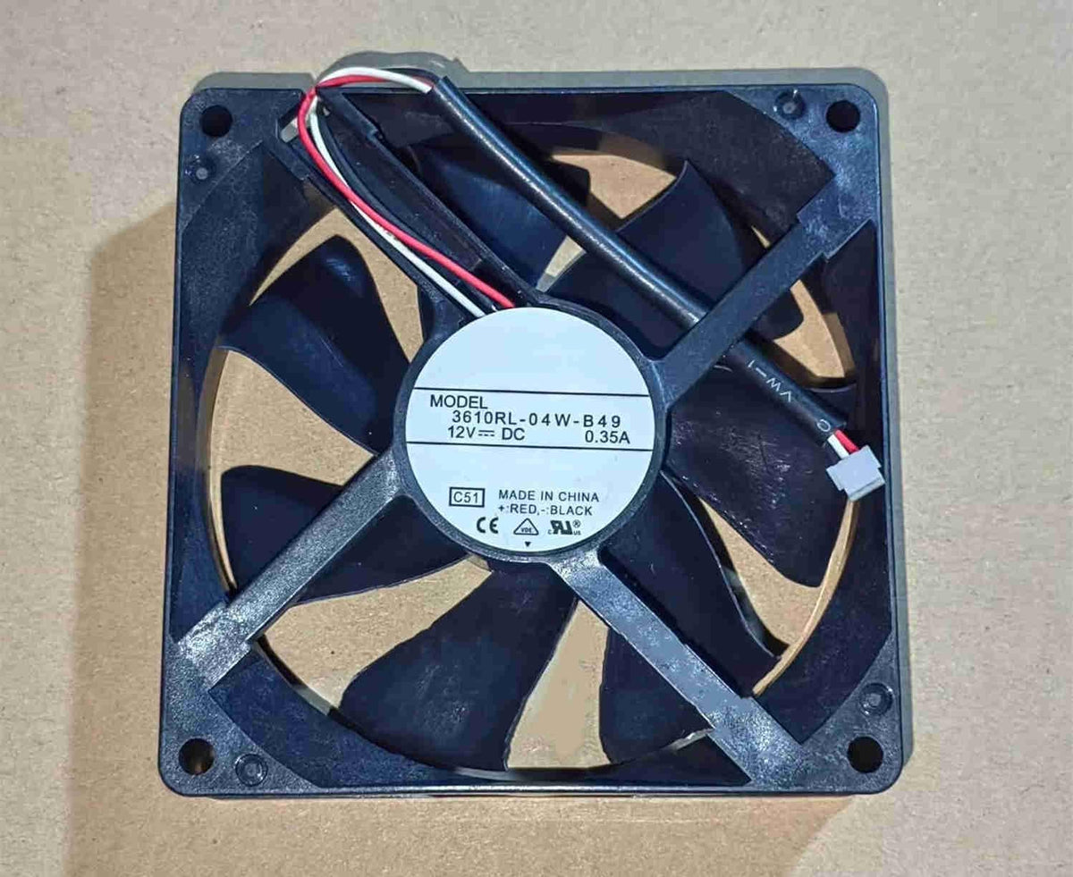 3610RL-04W-B49 DC12V 0.35A 92x92x25mm 3-Wire Cooling Fan