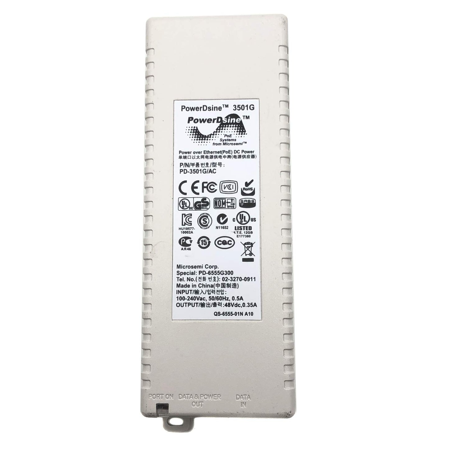PowerDsine 3501G Power over Ethernet Injector