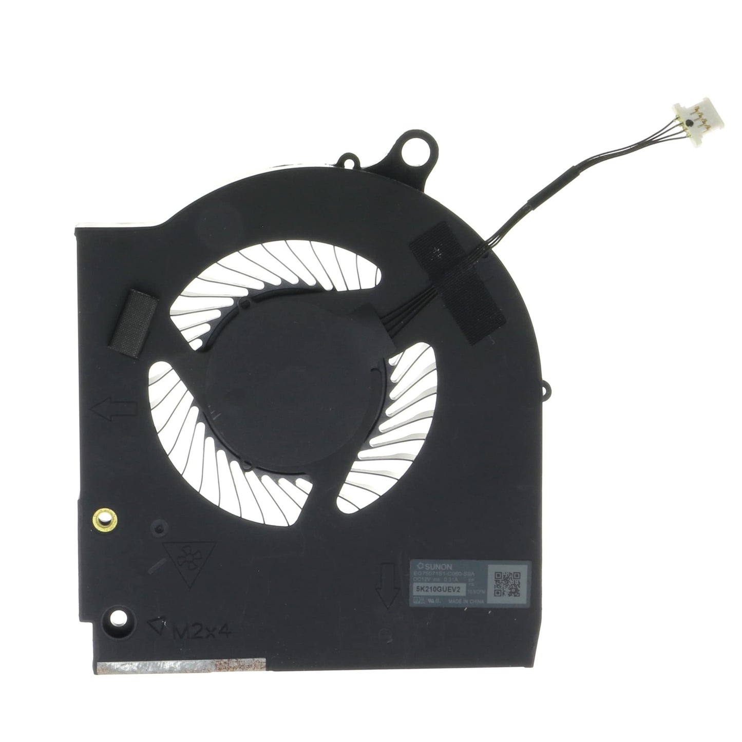 Replacement CPU&GPU Cooling Fan for DELL Alienware m15 Ryzen R5 R6 2021 EG75071S1-C50-S9A EG75071S1-C60-S9A 06HH2 DC 12V