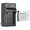 Kastar 1-Pack Battery and AC Wall Charger Replacement for GE E1045W, E1055W, E1255W, E1276W, E1410SW, E1450W, E1480W, E1486TW, E1680W, G3WP, G5WP