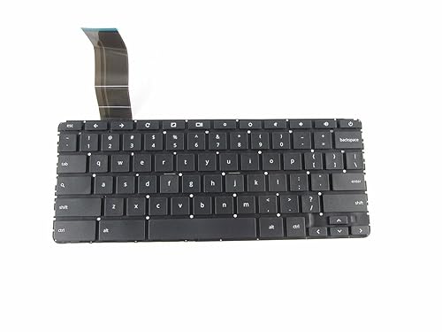New US Black English Laptop Keyboard (Without Frame) Replacement for HP Chromebook 11 G5 P/N:917442-001