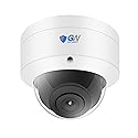 GW Security 4K 8MP Outdoor/Indoor PoE IP Microphone 2.8mm Wide Angle Lens White Dome Security Camera (GW803301M)