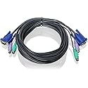 IOGEAR PS/2 VGA KVM Cable, 16 Feet, G2L5005P