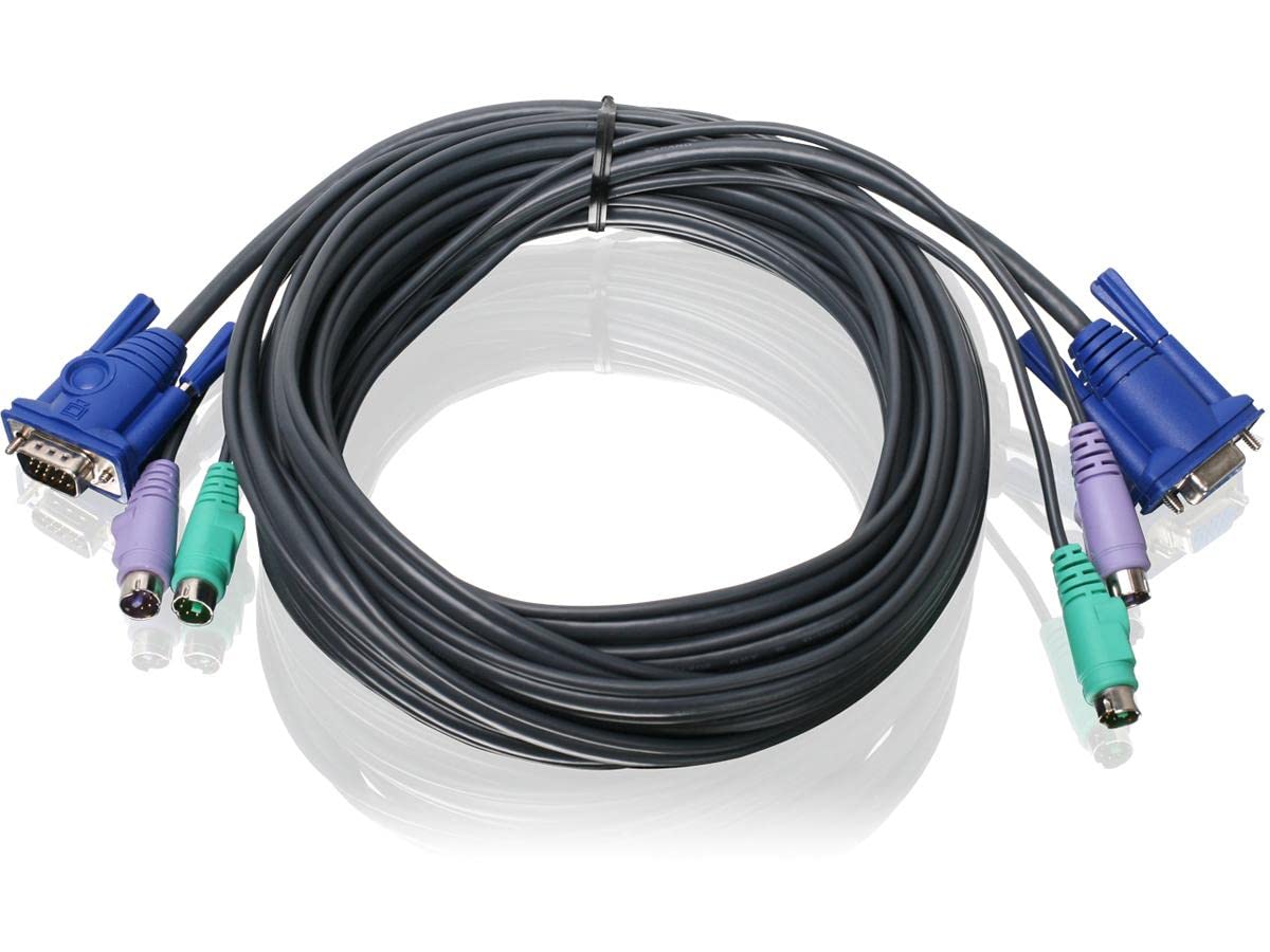 IOGEAR PS/2 VGA KVM Cable, 16 Feet, G2L5005P