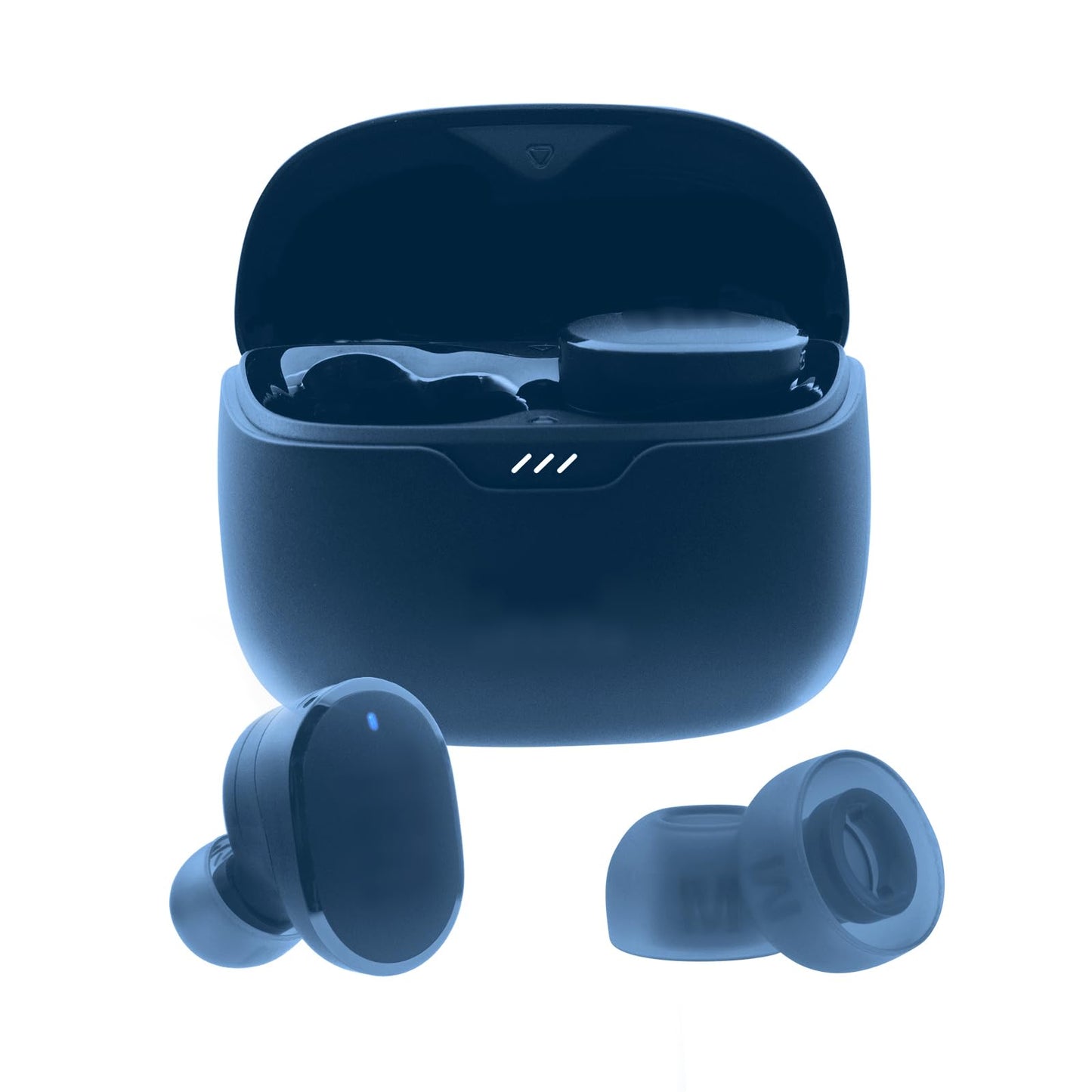 Ear Tips Replacement for JBL Tune Buds/JBL Tune Buds 2, Silicone Earbuds Tips, 3 Pairs (S/M/L) Blue