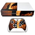 MightySkins Skin Compatible with Microsoft Xbox One S wrap Cover Sticker Skins Firefighter