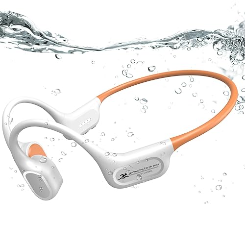 RR SPORTS 2026 Bone Conduction Bluetooth Headphones-SwimBeats, IP68 Waterproof Swimming Headphones with 32GB MP3 Player, Lightweight Open Ear Design…