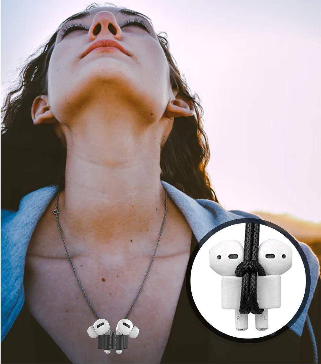 Anti-Lost Silicone Watch Strap Holder for AirPod Pro 2/AirPod 3 2 1, Airpod Watch Band Holder, Airpod Accessories Holder for Sports Exercise