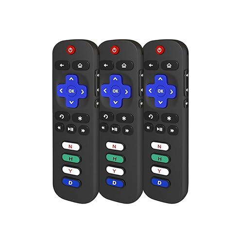Only for Roku TV Replacement TV Remote Control, Compatible with TCL Roku/Hisense Roku/Onn Roku/Sharp Roku/Element Roku/Westinghouse Roku/Philips Roku