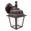 Maxxima LED Aged Bronze Outdoor Wall Light, Photocell, 875 Lumens, 3000K