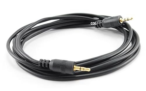 6ft. Gold-Plated 2.5mm Stereo (TRS) Male/Male Slim Connector Audio Cable