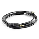 6ft. Gold-Plated 2.5mm Stereo (TRS) Male/Male Slim Connector Audio Cable