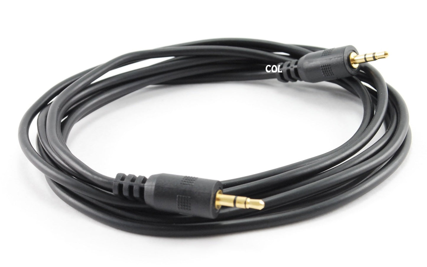 6ft. Gold-Plated 2.5mm Stereo (TRS) Male/Male Slim Connector Audio Cable