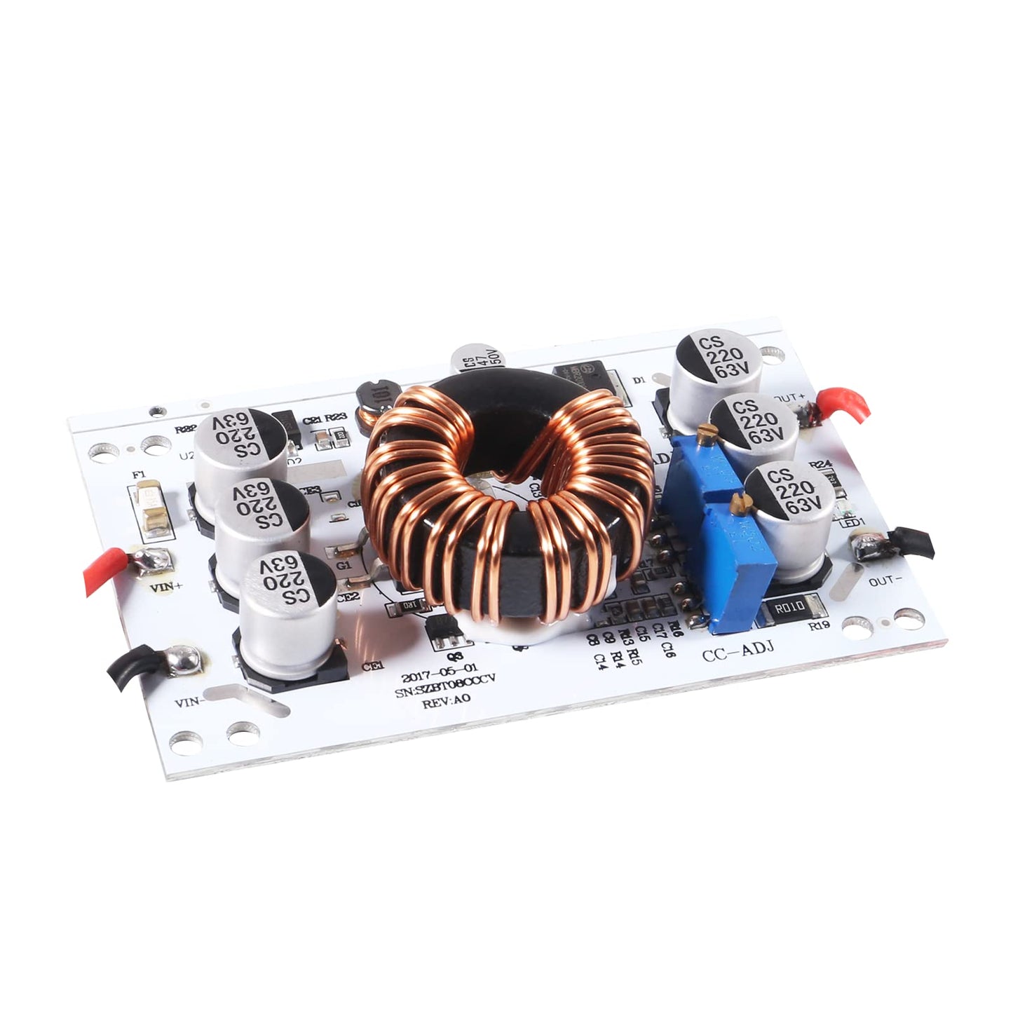 Aobao 3pcs 600W Constant Current Boost Converter DC-DC 10V-60V to 12-60V 10A Adjustable Step-up Power Supply Module Booster Constant Voltage Constant…