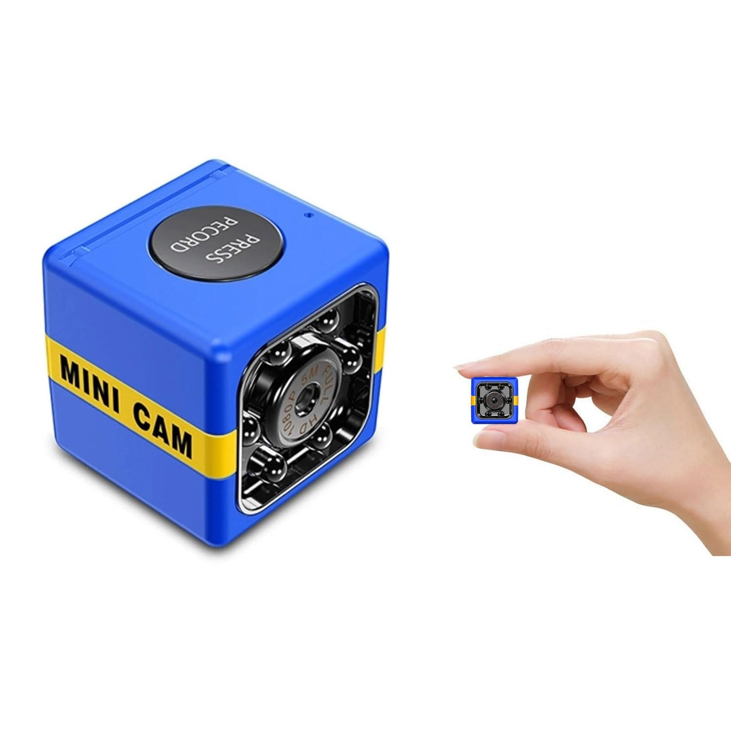 Mini Security Hidden Camera 1080P Small Nanny Cam,Tiny Portable Camera with Motion Detection,Home Security Cameras for Indoor,Outdoor,Pet(8GB Micro SD