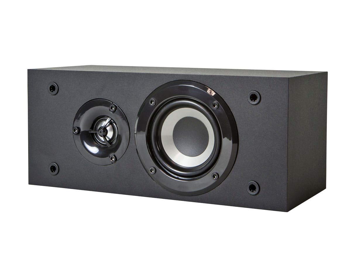 PREMIUM HOME THEATER CENTER CHANNEL SPEAKER_ BLACK