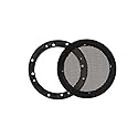 Goldwood Snap On 4" Subwoofer Grille Steel Mesh Speaker Woofer Grill Black (SG-M4)