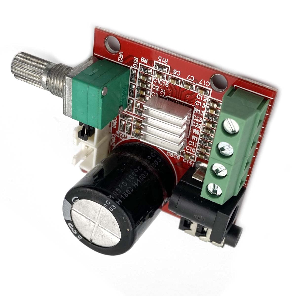 Kiro&Seeu PAM8610 Dual Channel DC 12V Pure Digital Audio Stereo Amplifier AMP PCB Board Class D 10W x 2 High Power Amplifier Module