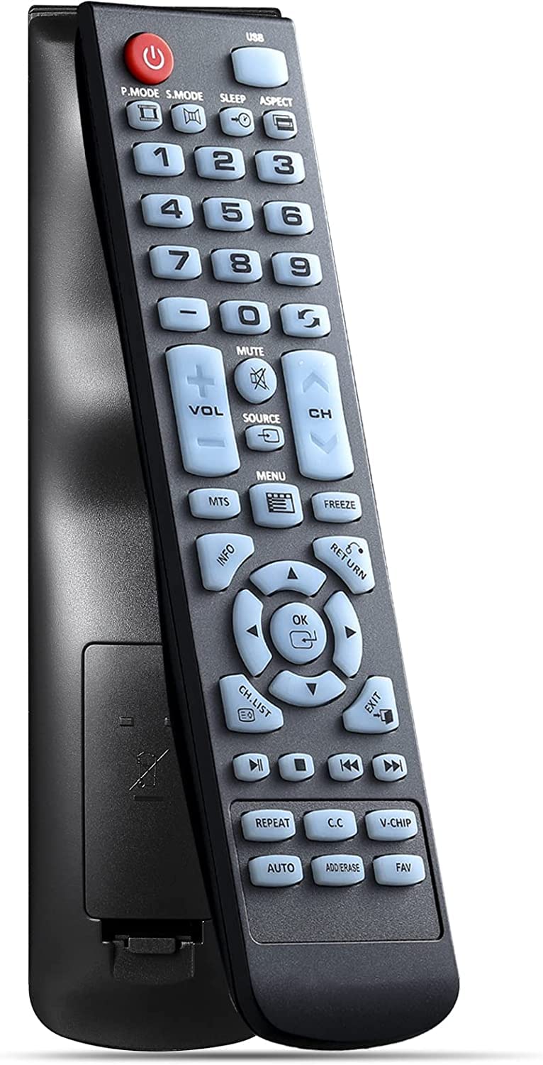 Replacement Remote Control Fit for All Element TV 100 Series E1AC19N E1AA24N E1AA24N-G ELEFT2416 E1AA32N E4AA43N E4AA50N E4AA55N E4AA65N