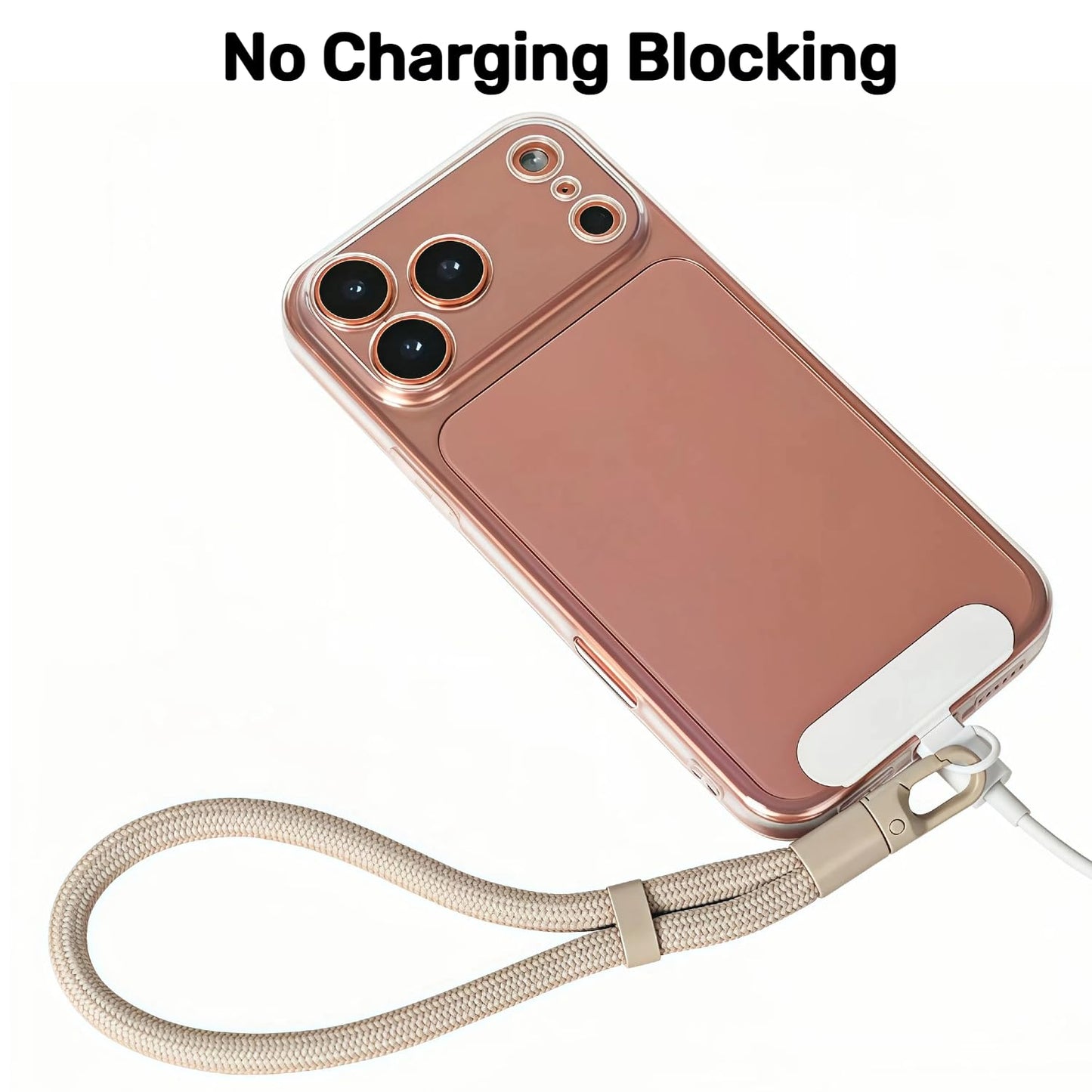 NUANJUYU Anti-Theft Phone Wrist Strap, 360° Rotatable with Adjustable Safety Lock & 2 Tabs, Secure Hand Phone Lanyard for Men Women?Purple?