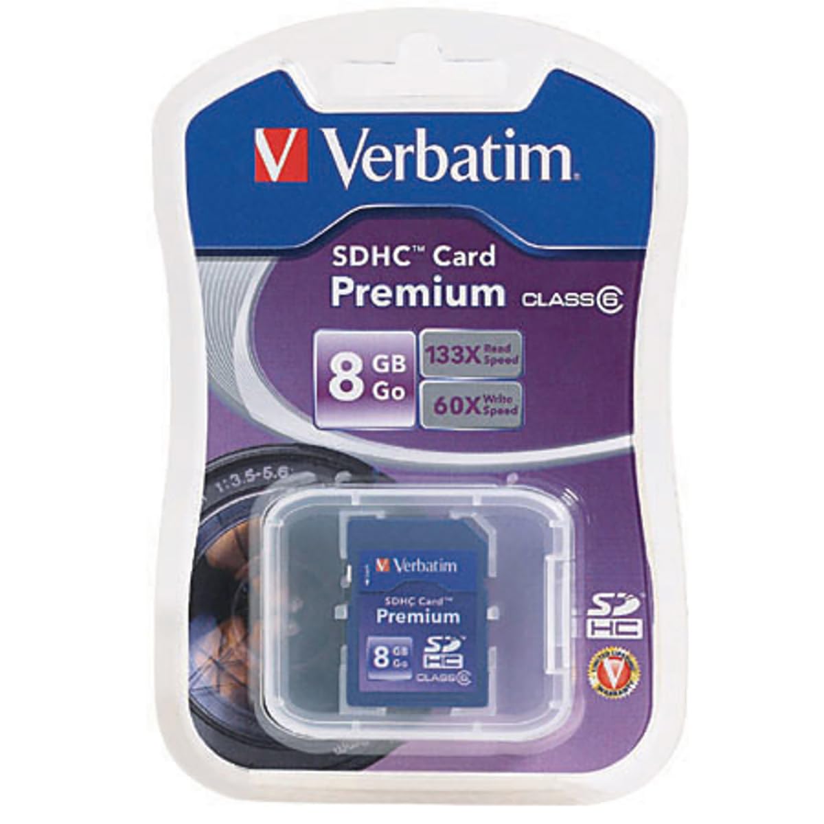 Verbatim 8GB Class 10 (HD) SDHC Memory Card