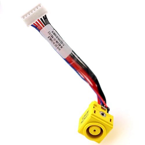 Deal4GO AC DC Power Jack Connector Cable Replacement for Lenovo ThinkPad T510 T510i T520 T520i T530 T530i W510 W520 W530 50.4CU05.001