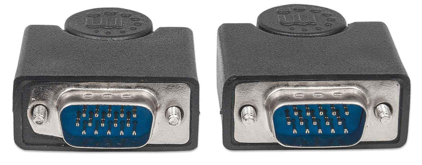 Manhattan SVGA Cable HD15 Male to Male with core 33-Feet/10m (317696)