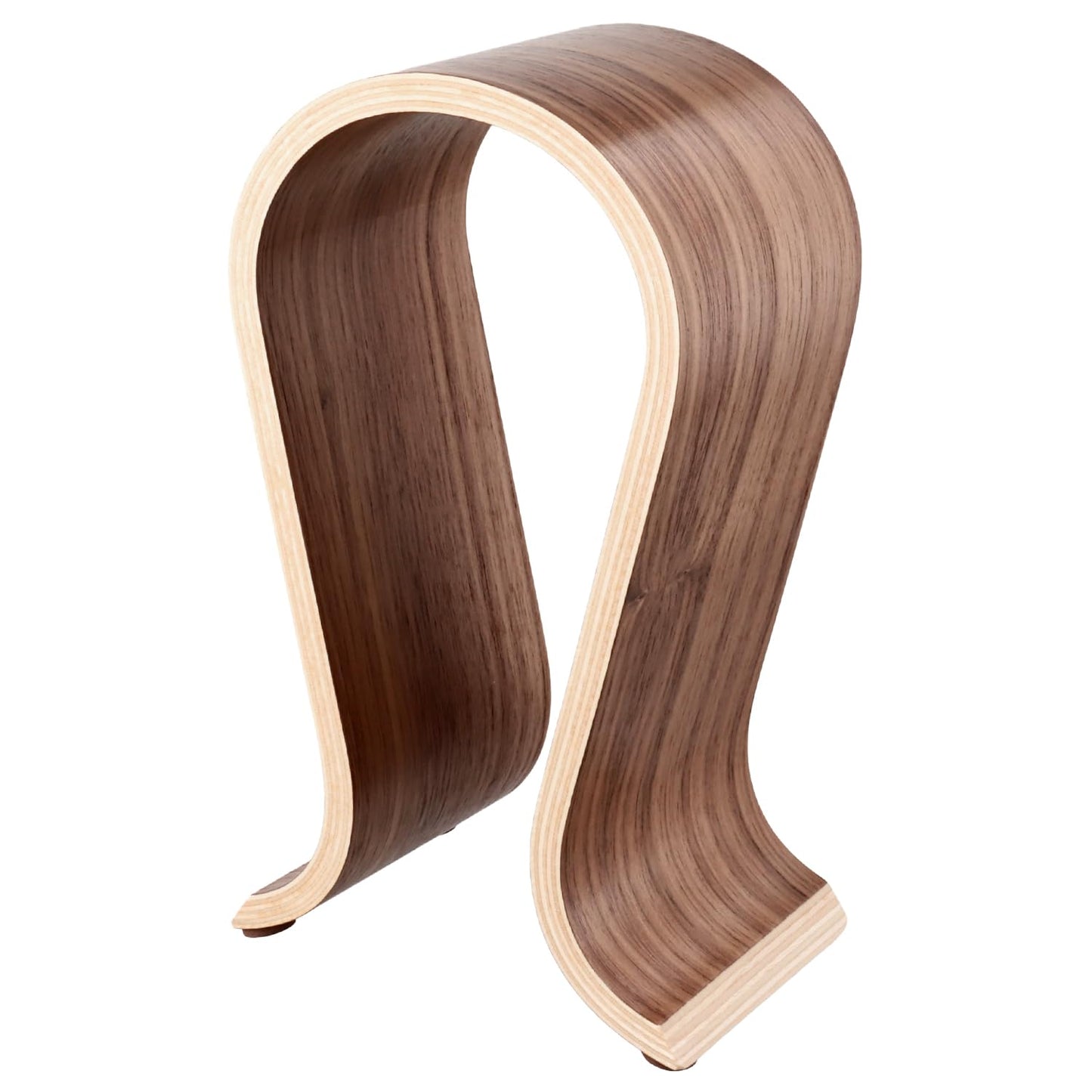 QWORK Wood Headphone Stand - Headset Holder, Arch Bridge Design - Universal Compatibility, Ear Headphones Hanger Holder, Stylish Desk Headset Holder…