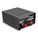 Pyramid Universal Compact Bench Power Supply - 5 Amp Linear Regulated Home Lab Benchtop AC-to-DC 12V Converter w/ 13.8 Volt DC 115V AC 70 Watt Power…
