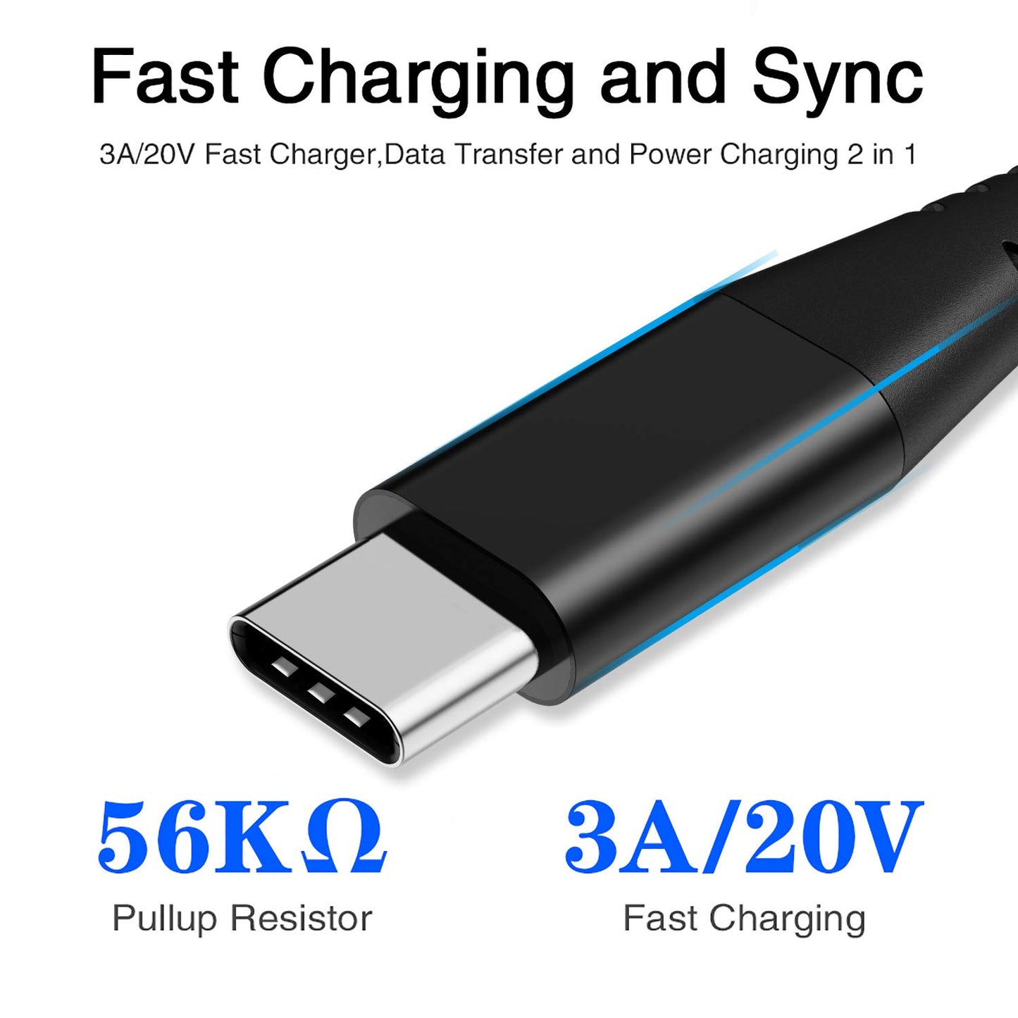 60W USB C to USB C Cable Charger Cord 6ft 2Pack for Samsung S25 Ultra/S25 Plus/S22 S24 S24+/S23 Ultra S20/S21 FE,Galaxy Note 20/10 A55 5G A25,Pixel 6