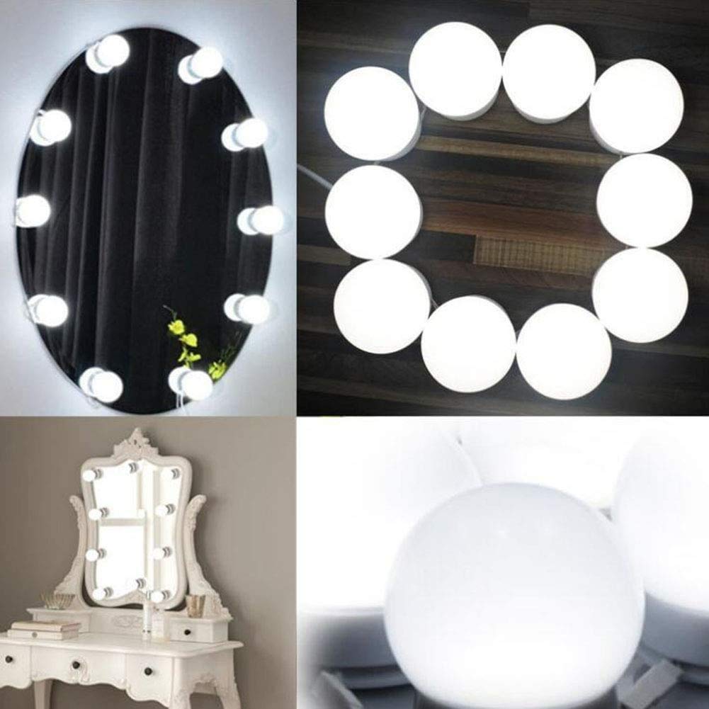 Lxcom Lighting G60 LED Light Bulb 3W Globe Bulbs 25W Incandescent Bulb Equivalent E26/E27 Base Daylight White 6000K 300LM LED Small Vanity Light