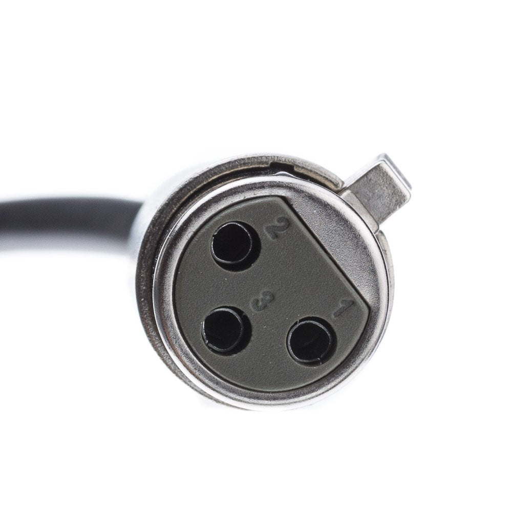 CableWholesale 3-Pin XLR Female to 1/4" Mono Male Audio Cable, 24 AWG Microphone Cable, 15 feet