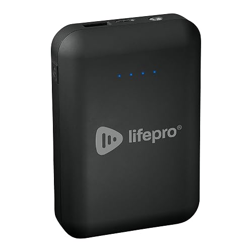 LifePro Portable Powerbank for AllevaRed, AllevaRed Pro, and BioRecover - 15,000mAh Battery Pack with USB 3.0 and 12V DC Output for Wellness Devices