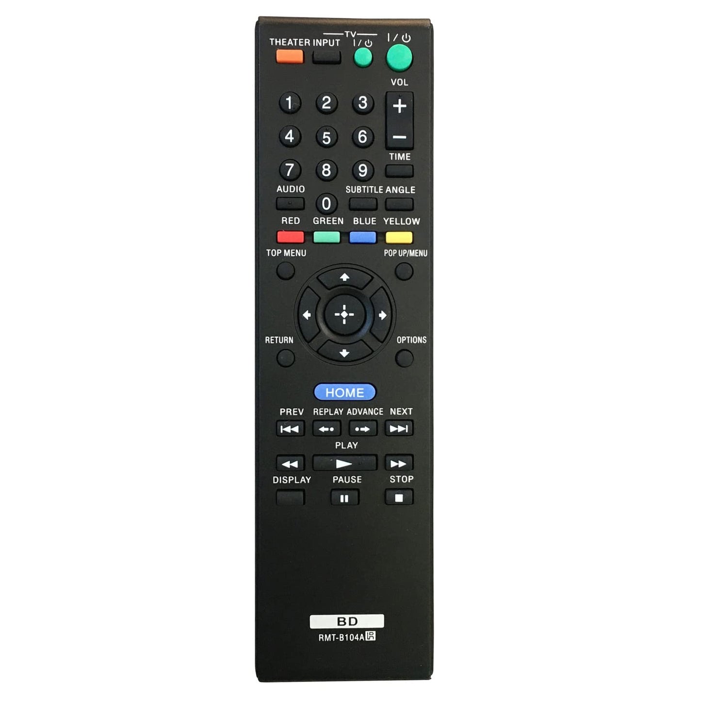 Universal Replacement Remote Control for Sony B102A RMT-B103A RMT-B104A RMT-B108P RMT-B121P BDP-N460 BD Blu-Ray DVD Player