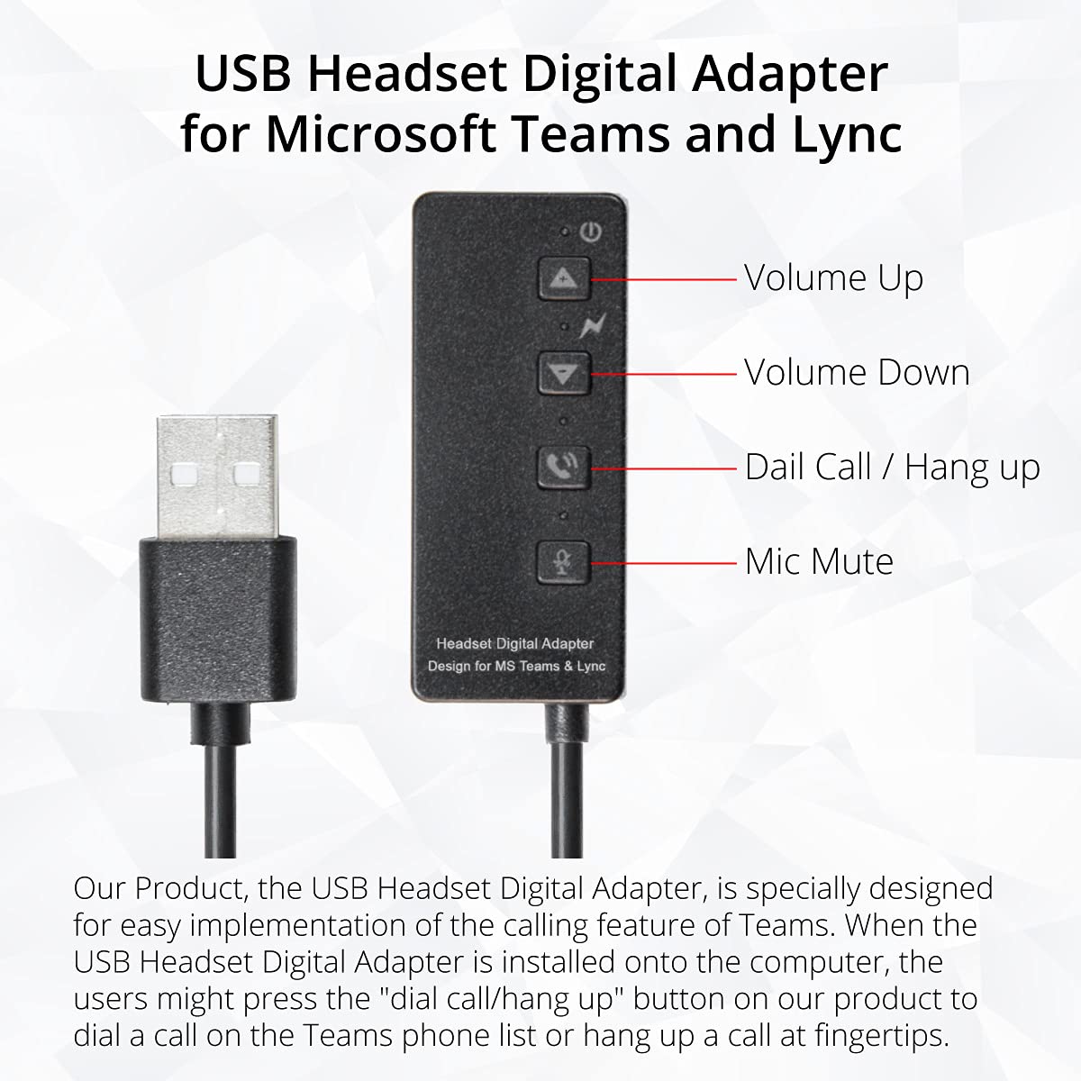 Syba USB Audio Adapter, USB to 3.5mm Jack TRS AUX Adapter for Built-in Chip USB Sound Card for Headphonw with Separate Plug TRS 3 Pole
