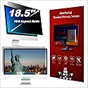 JiSiTeCai 18.5" Computer Privacy Screen Filter 16:09 Widescreen Monitor - Premium Anti-glare Screen Cover - Scratch Resistant - UV and Blue Light